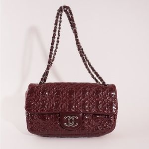 Chanel Rock In Moscow Burgundy Small Classic Flap